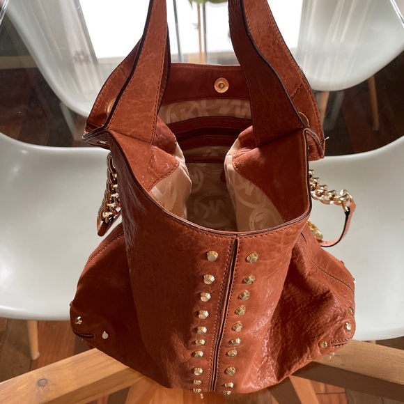 Michael Kors Leather Purse Tote - Picture 3 of 5